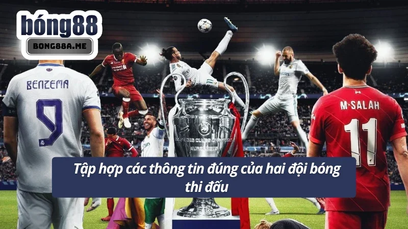 Nắm chắc thông tin hai đội tham gia thi đấu